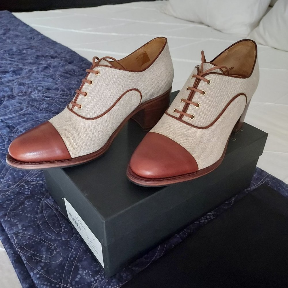 *SOLD*Office of Angela Scott Ms. Maisel heeled oxford 38 - Picture 7 of 12